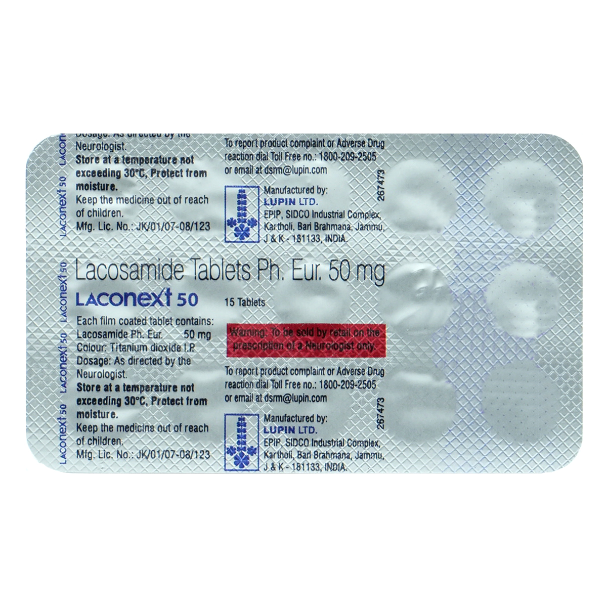 Laconext 50 Tablet 15's, Pack of 15 TabletS Laconext 50 Tablet 15's, Pack of 15 TabletS