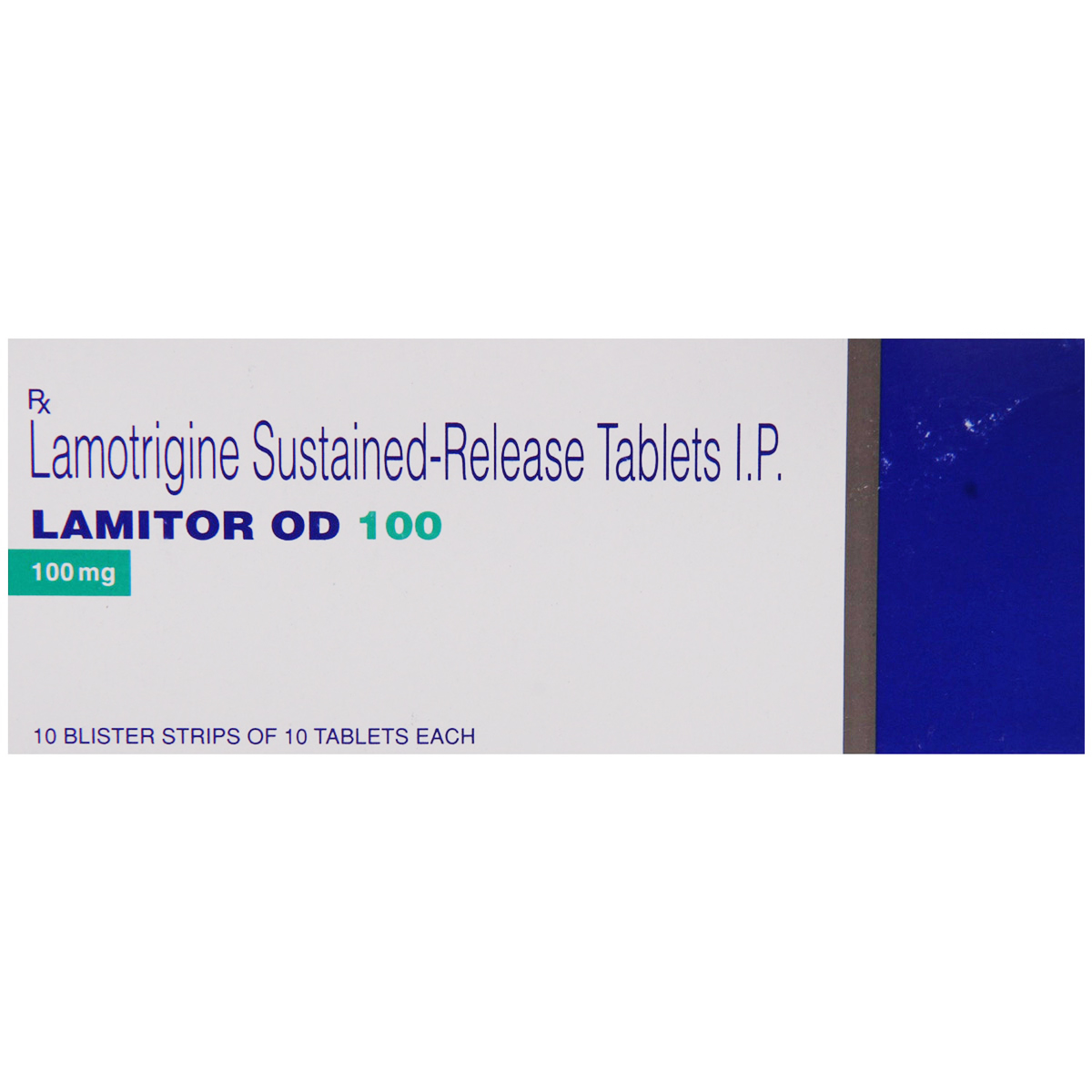 Lamitor OD 100 Tablet 10's, Pack of 10 TABLETS Lamitor OD 100 Tablet 10's, Pack of 10 TABLETS