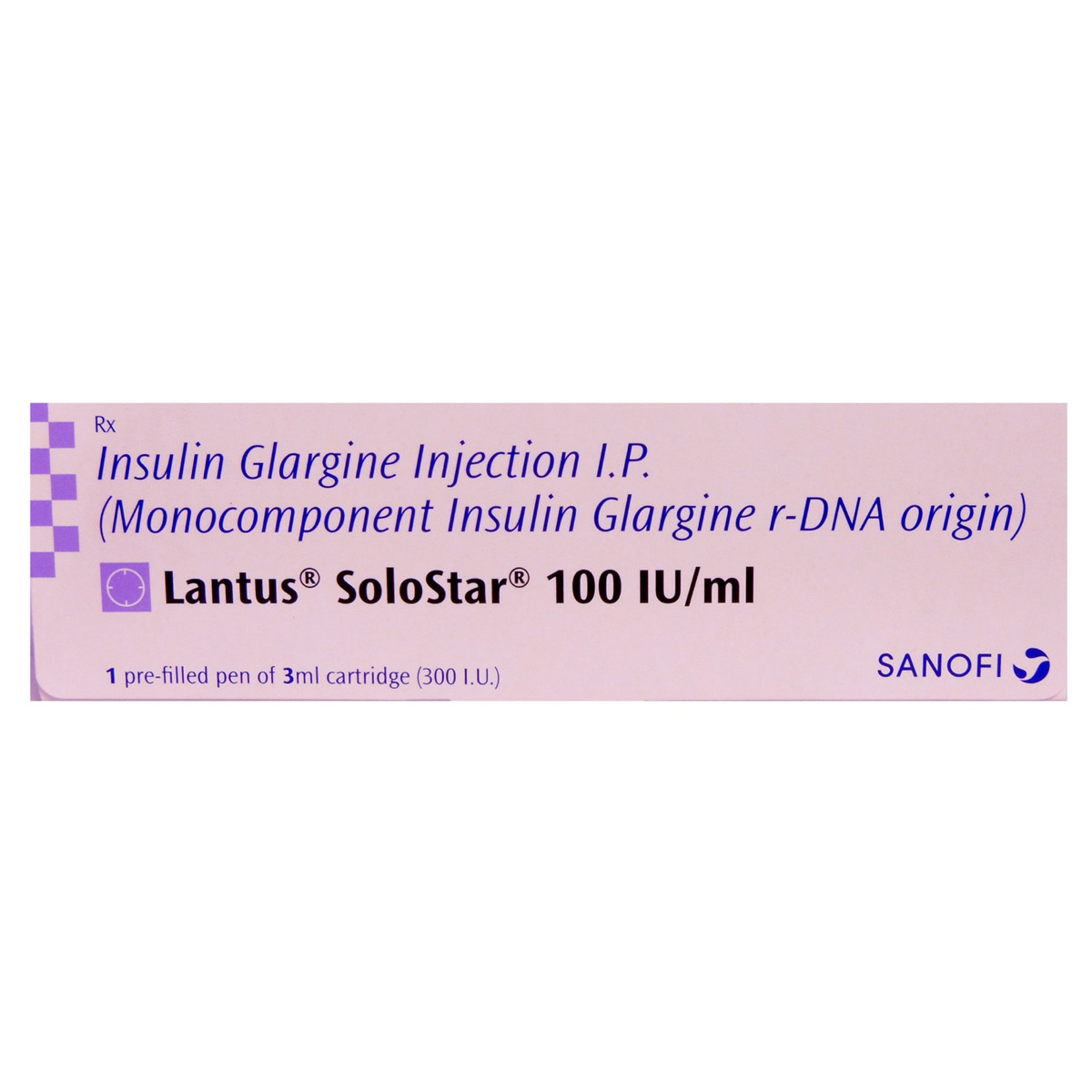 Lantus Solostar 100IU/ml Injection 3 ml, Pack of 1 Injection Lantus Solostar 100IU/ml Injection 3 ml, Pack of 1 Injection