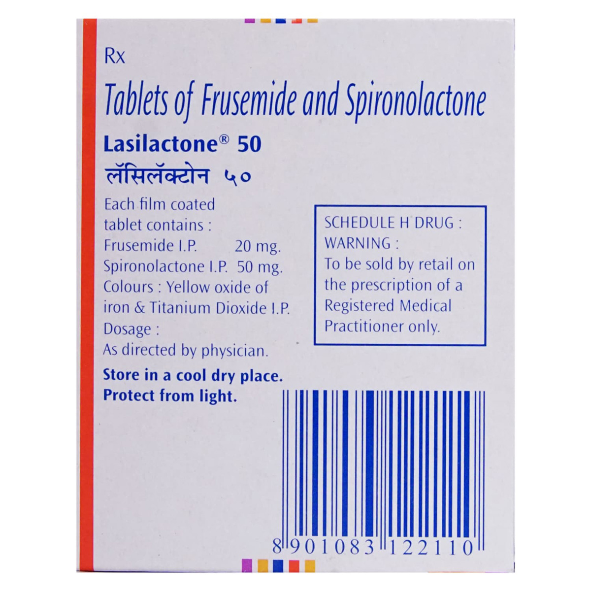 Lasilactone 50 Tablet 10's