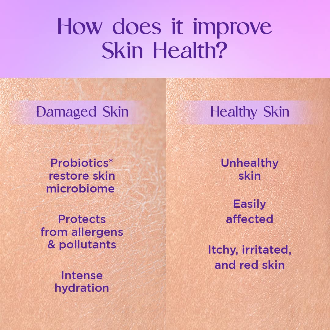 La Shield Probiotic Moisturizer Intense Body Lotion 100 gm | Restores Skin Microbiome | 72Hrs Moisture Lock | Provides UV Protection | Youthful Radiance | For Soft & Smooth Skin | For All Skin Type, Pack of 1 La Shield Probiotic Moisturizer Intense Body Lotion 100 gm | Restores Skin Microbiome | 72Hrs Moisture Lock | Provides UV Protection | Youthful Radiance | For Soft & Smooth Skin | For All Skin Type, Pack of 1