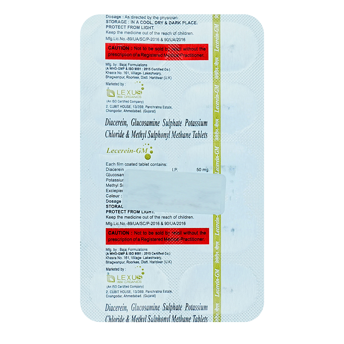 Lecerein GM Tablet 10's Lecerein GM Tablet 10's