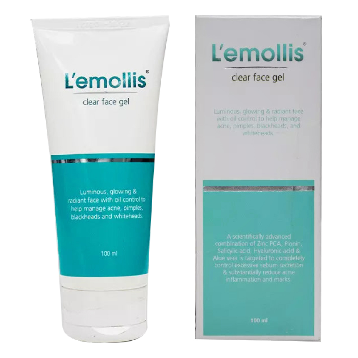 L'emollis Clear Face Gel 100 ml, Pack of 1 L'emollis Clear Face Gel 100 ml, Pack of 1