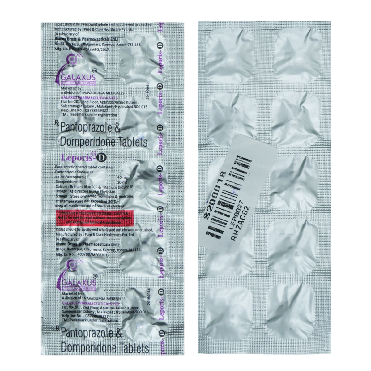 Leporis-D Tablet 10's, Pack of 10 TabletS Leporis-D Tablet 10's, Pack of 10 TabletS