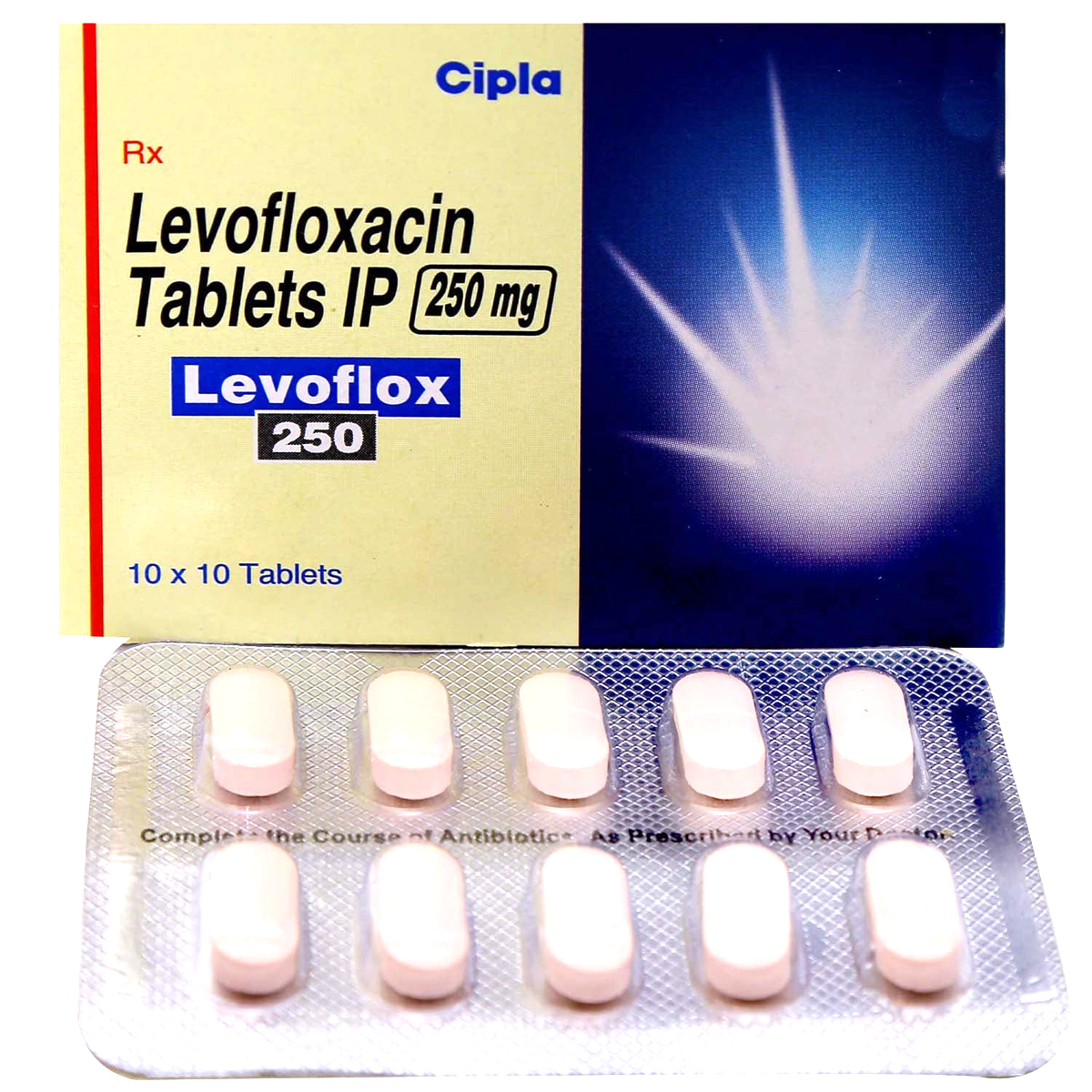 Levoflox 250 Tablet 10's, Pack of 10 TABLETS Levoflox 250 Tablet 10's, Pack of 10 TABLETS