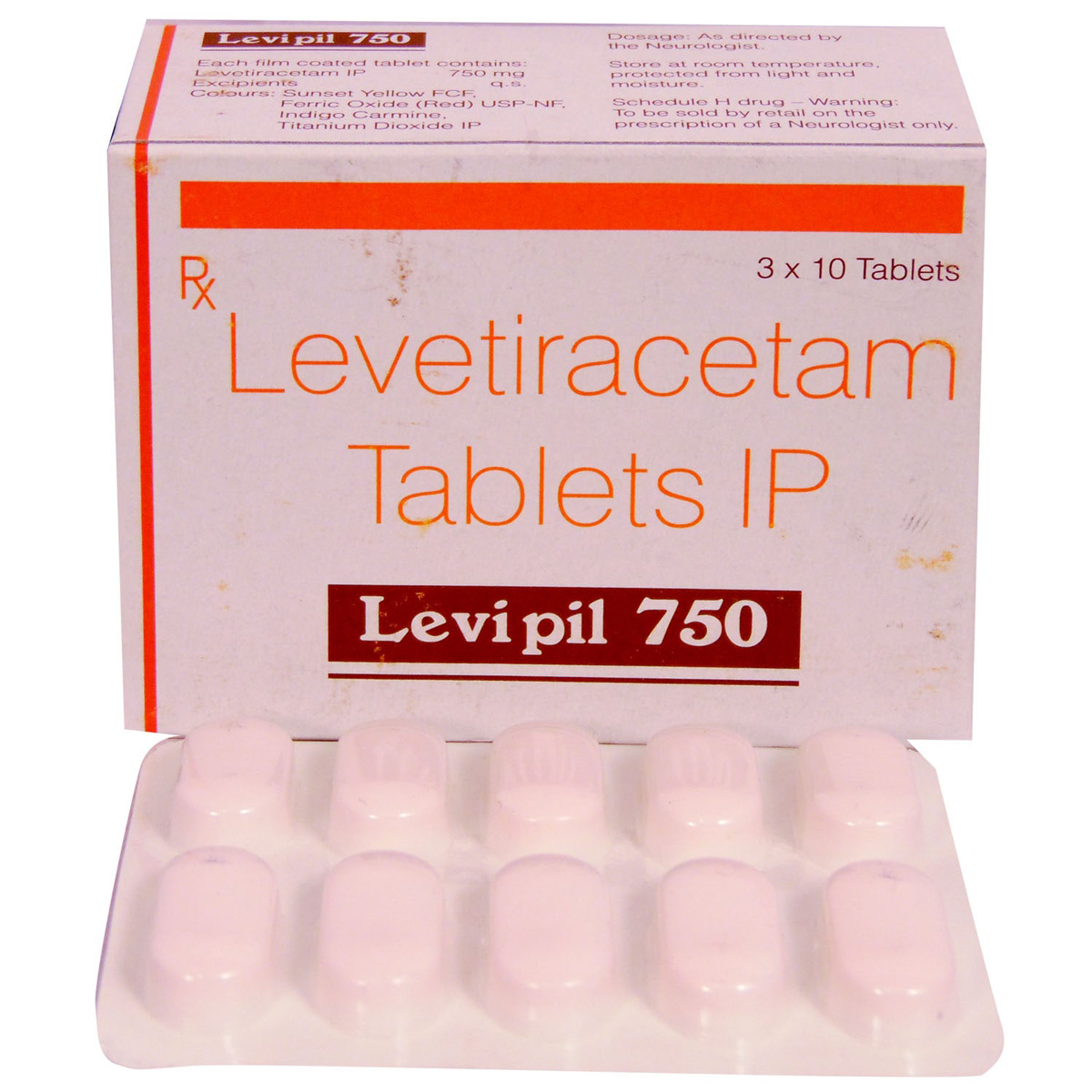 Levipil 750 Tablet 10's, Pack of 10 TABLETS Levipil 750 Tablet 10's, Pack of 10 TABLETS