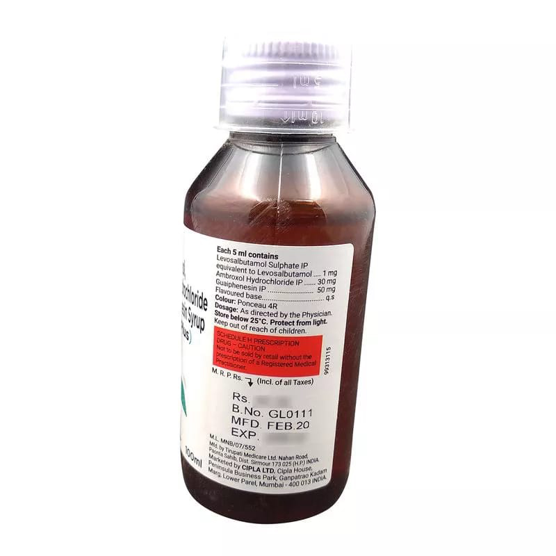 Levolin Plus Syrup 100 ml, Pack of 1 SYRUP Levolin Plus Syrup 100 ml, Pack of 1 SYRUP
