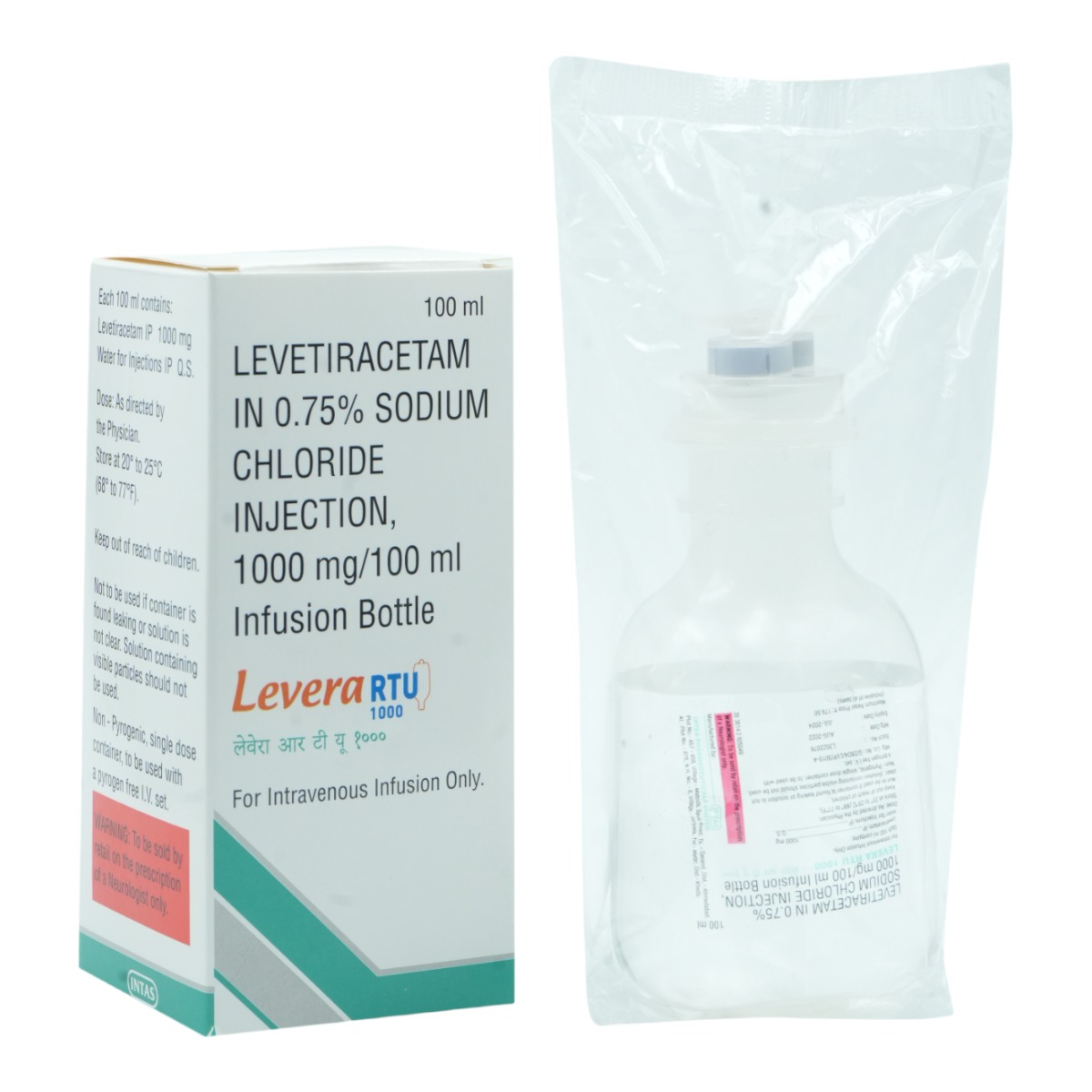 Levera Rtu 1000mg/100ml Injection, Pack of 1 Injection Levera Rtu 1000mg/100ml Injection, Pack of 1 Injection