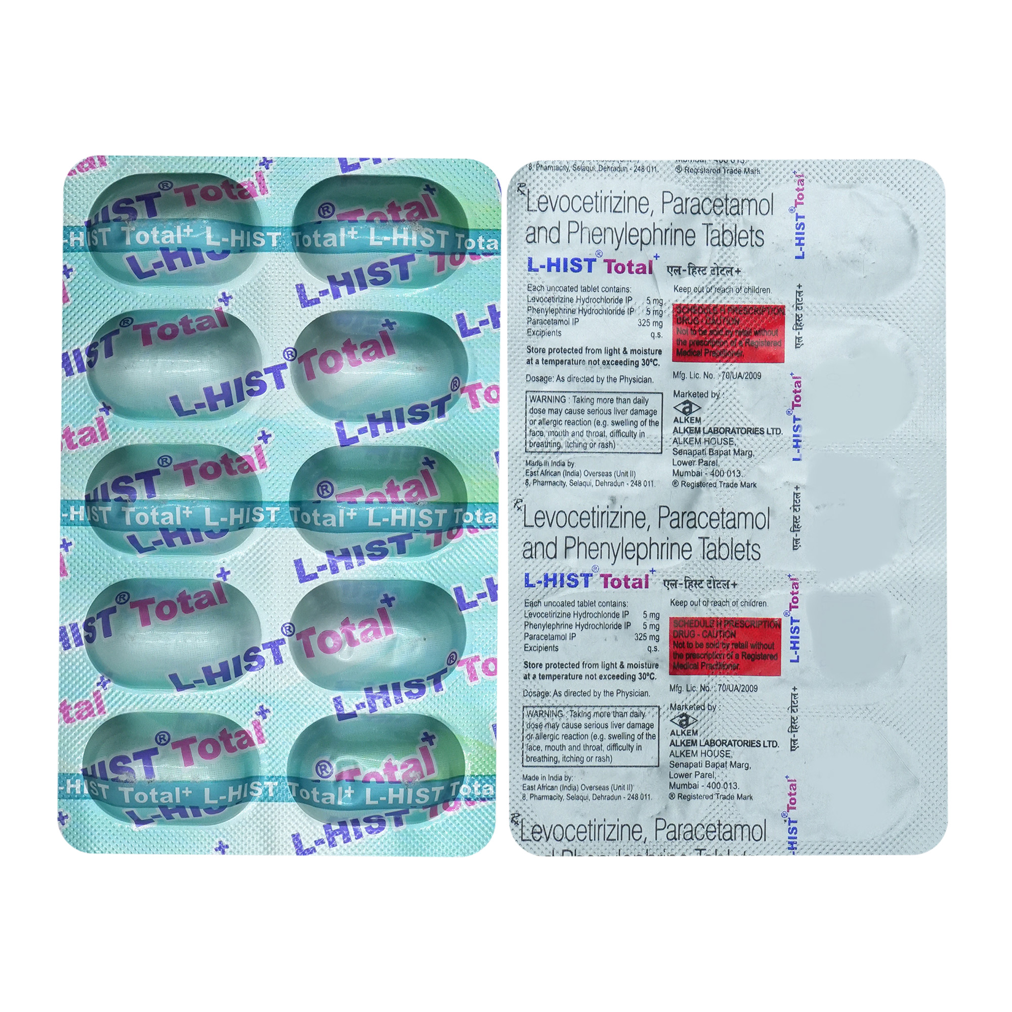 L-Hist Total Tablet 10's, Pack of 10 L-Hist Total Tablet 10's, Pack of 10