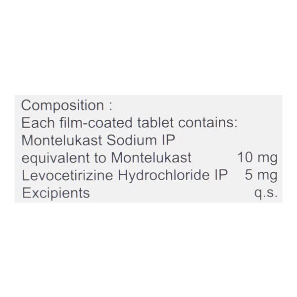 L-Hist Mont Tablet 15's, Pack of 15 TabletS L-Hist Mont Tablet 15's, Pack of 15 TabletS
