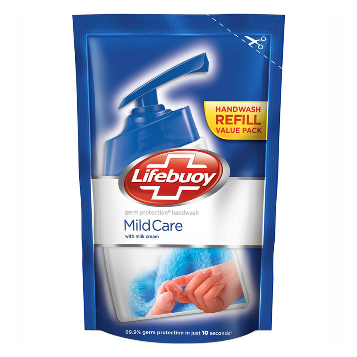 Lifebuoy Mild Care Germ Protection Hand Wash 185 ml (Refill Pack) | With Activ Silver Formula | Provides Germ Protection In 10 Seconds | Keep Hands Soft & Smooth, Pack of 1 Lifebuoy Mild Care Germ Protection Hand Wash 185 ml (Refill Pack) | With Activ Silver Formula | Provides Germ Protection In 10 Seconds | Keep Hands Soft & Smooth, Pack of 1