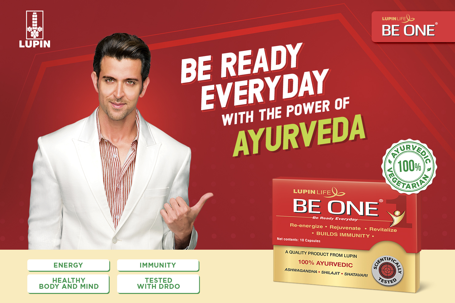 Lupin Life Be One, 10 Capsules, Pack of 10 Lupin Life Be One, 10 Capsules, Pack of 10