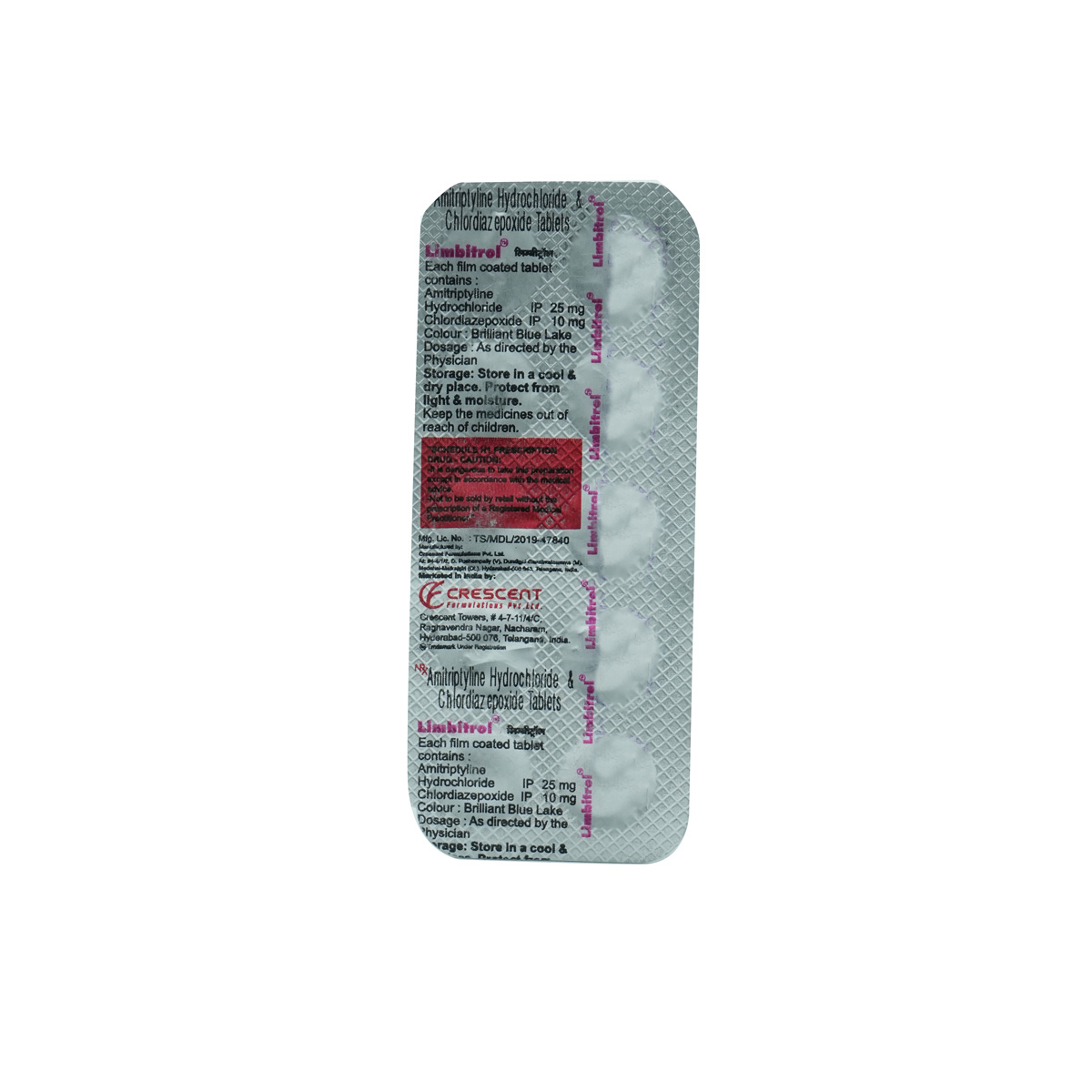 LIMBITROL TABLET, Pack of 10 TABLETS LIMBITROL TABLET, Pack of 10 TABLETS