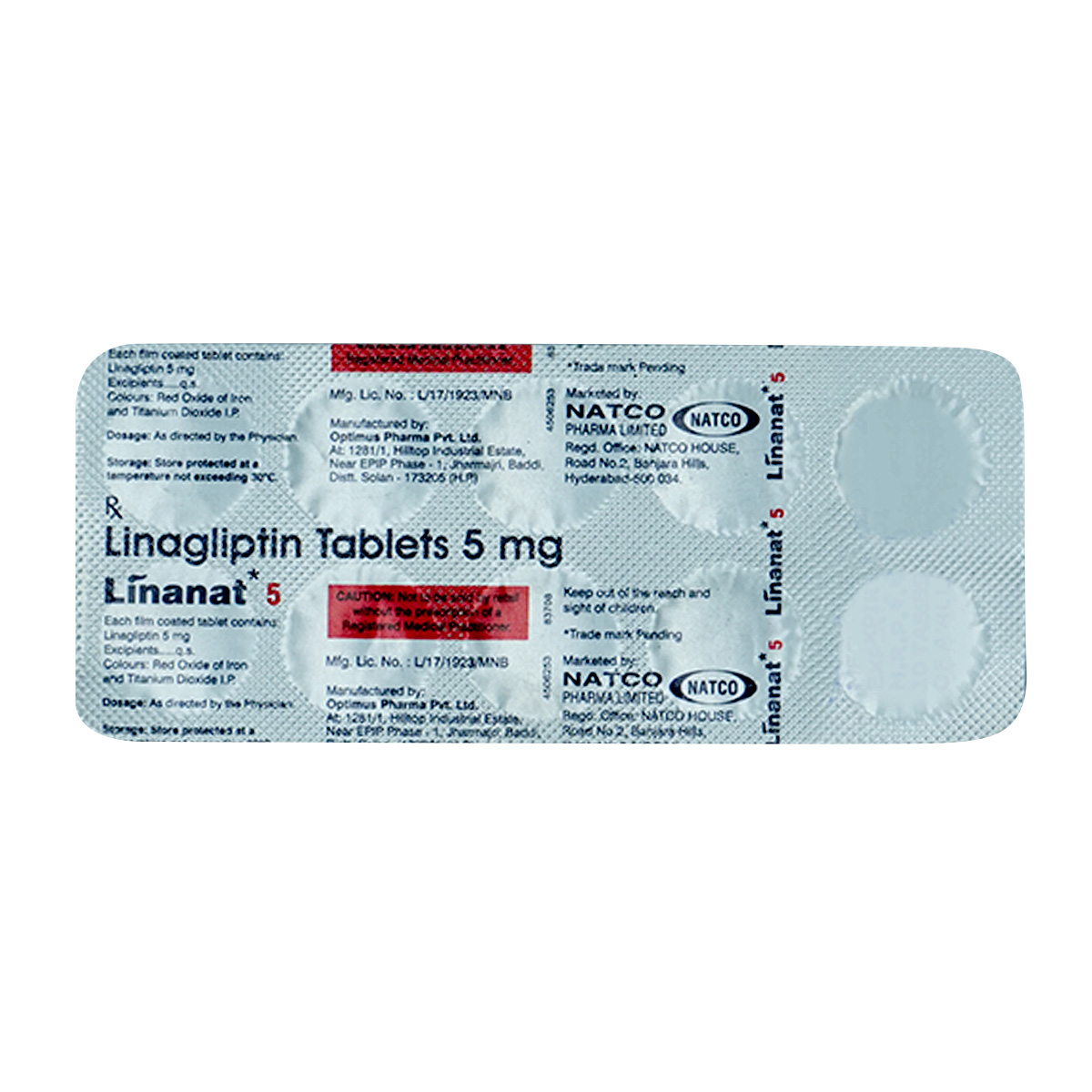 Linanat 5 Tablet 10's, Pack of 10 TabletS Linanat 5 Tablet 10's, Pack of 10 TabletS