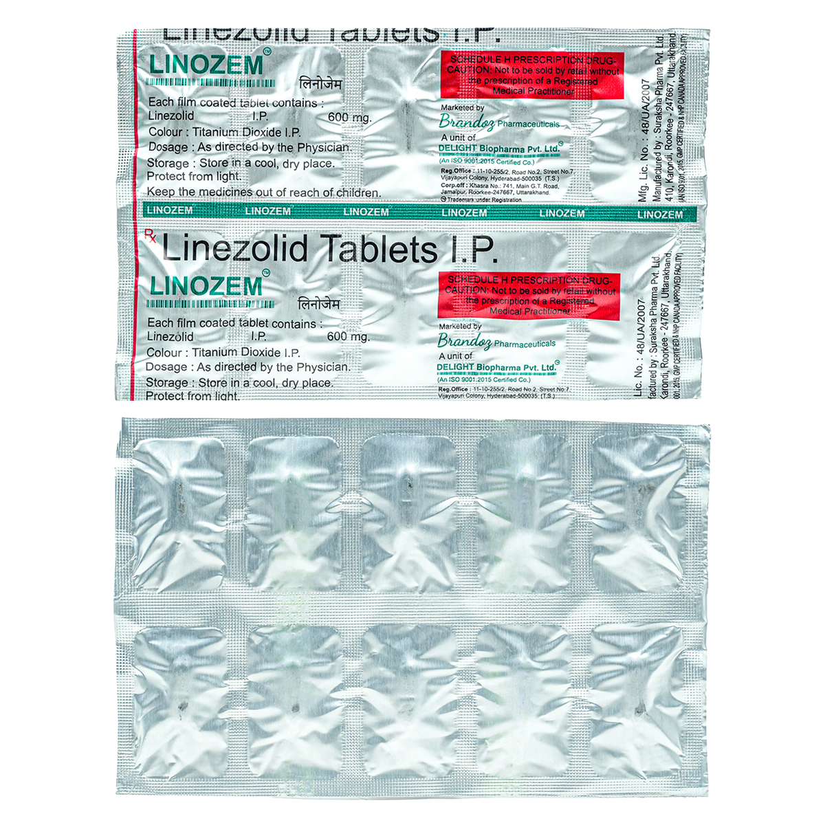 Linozem 600 mg Tablet 10's