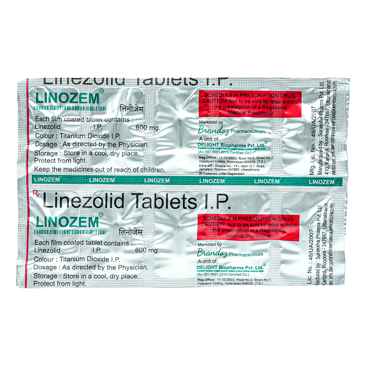 Linozem 600 mg Tablet 10's, Pack of 10 TabletS Linozem 600 mg Tablet 10's, Pack of 10 TabletS