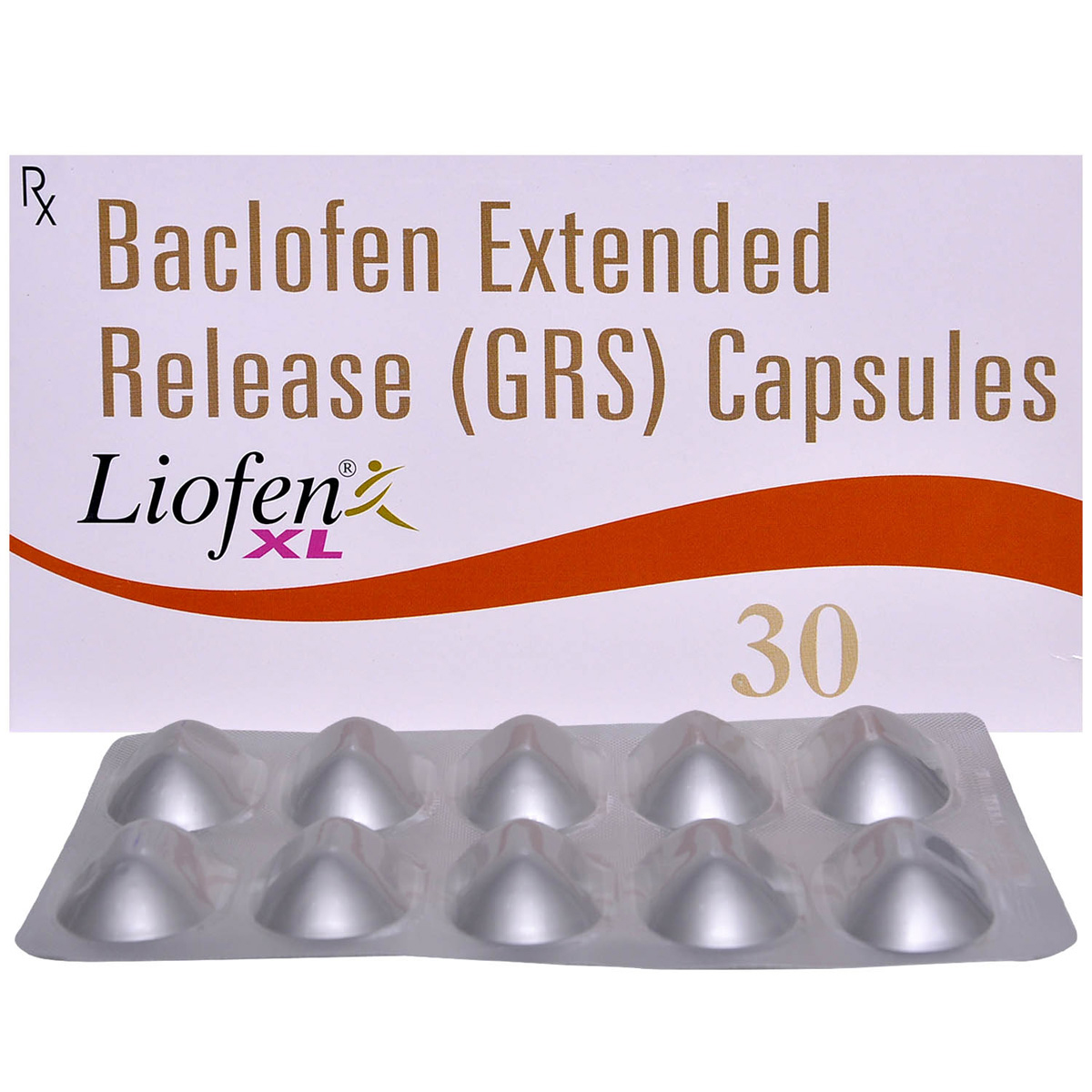 Liofen XL 30 Capsule 10's, Pack of 10 CAPSULES Liofen XL 30 Capsule 10's, Pack of 10 CAPSULES