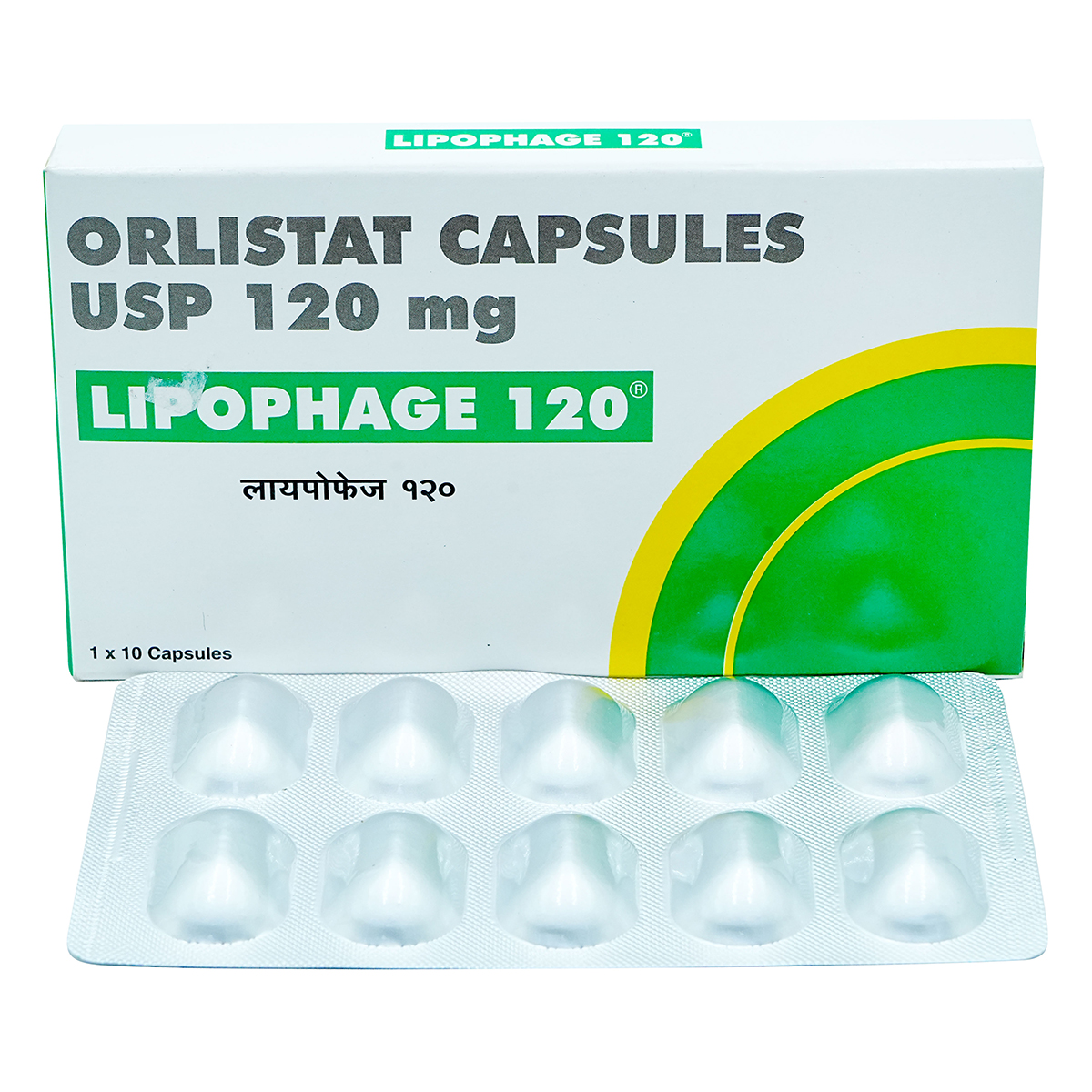 Lipophage 120 Capsule 10's, Pack of 10 CAPSULES Lipophage 120 Capsule 10's, Pack of 10 CAPSULES