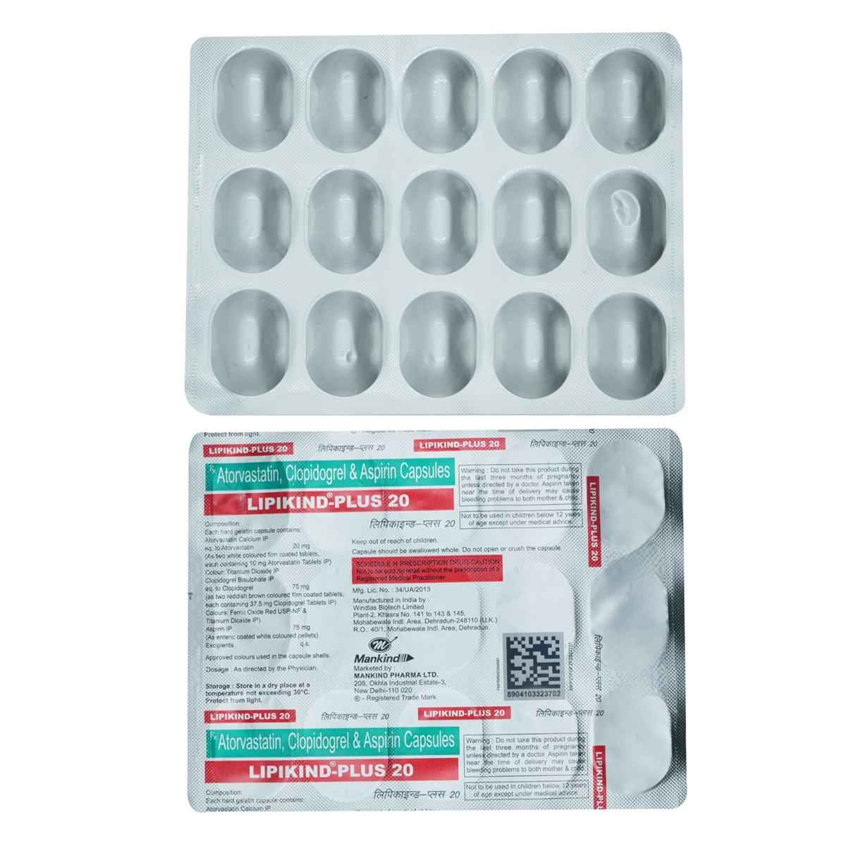 Lipikind-Plus 20 Capsule 15's, Pack of 15 CapsuleS Lipikind-Plus 20 Capsule 15's, Pack of 15 CapsuleS