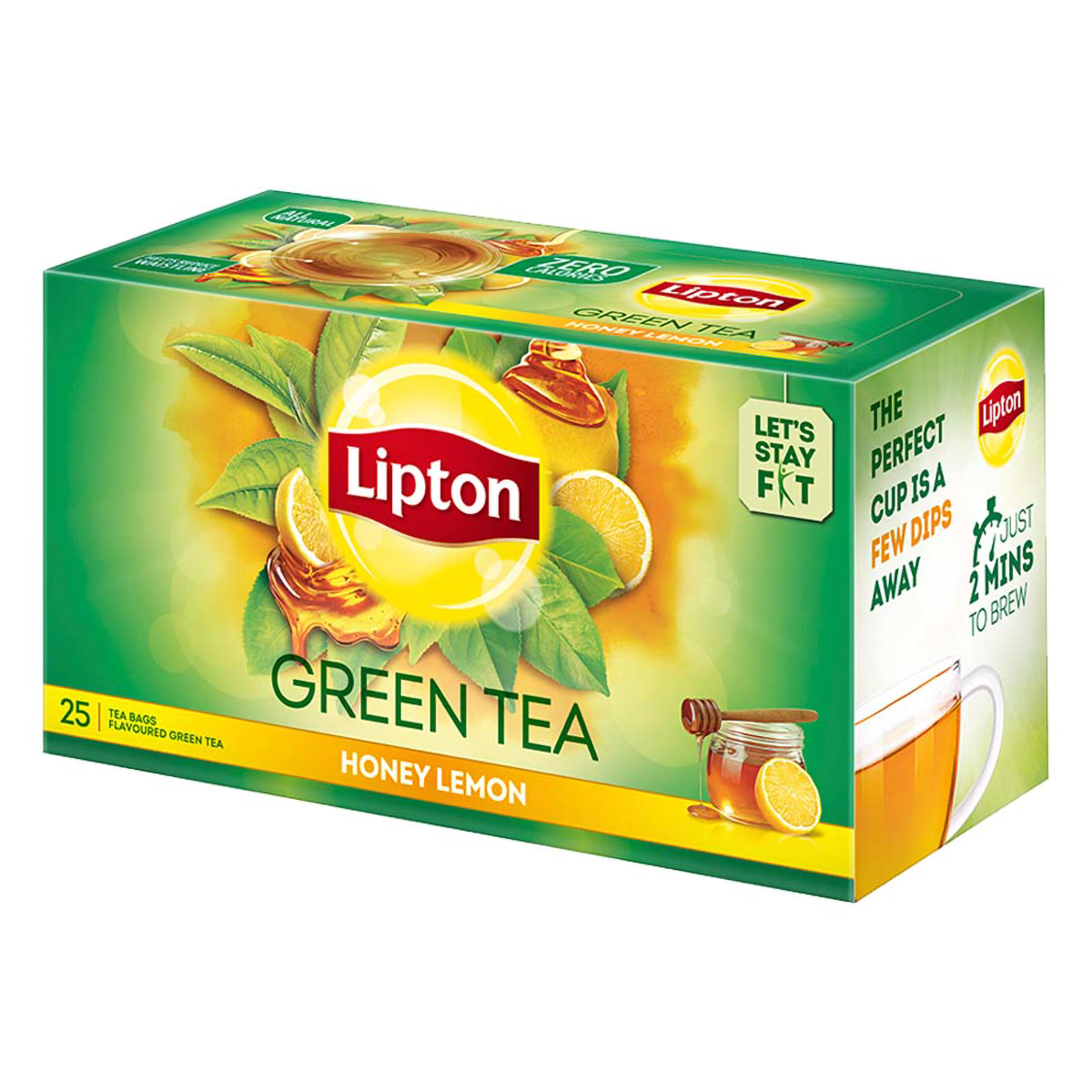 Lipton Honey Lemon Green Tea Bags, 25 Count, Pack of 1 Lipton Honey Lemon Green Tea Bags, 25 Count, Pack of 1