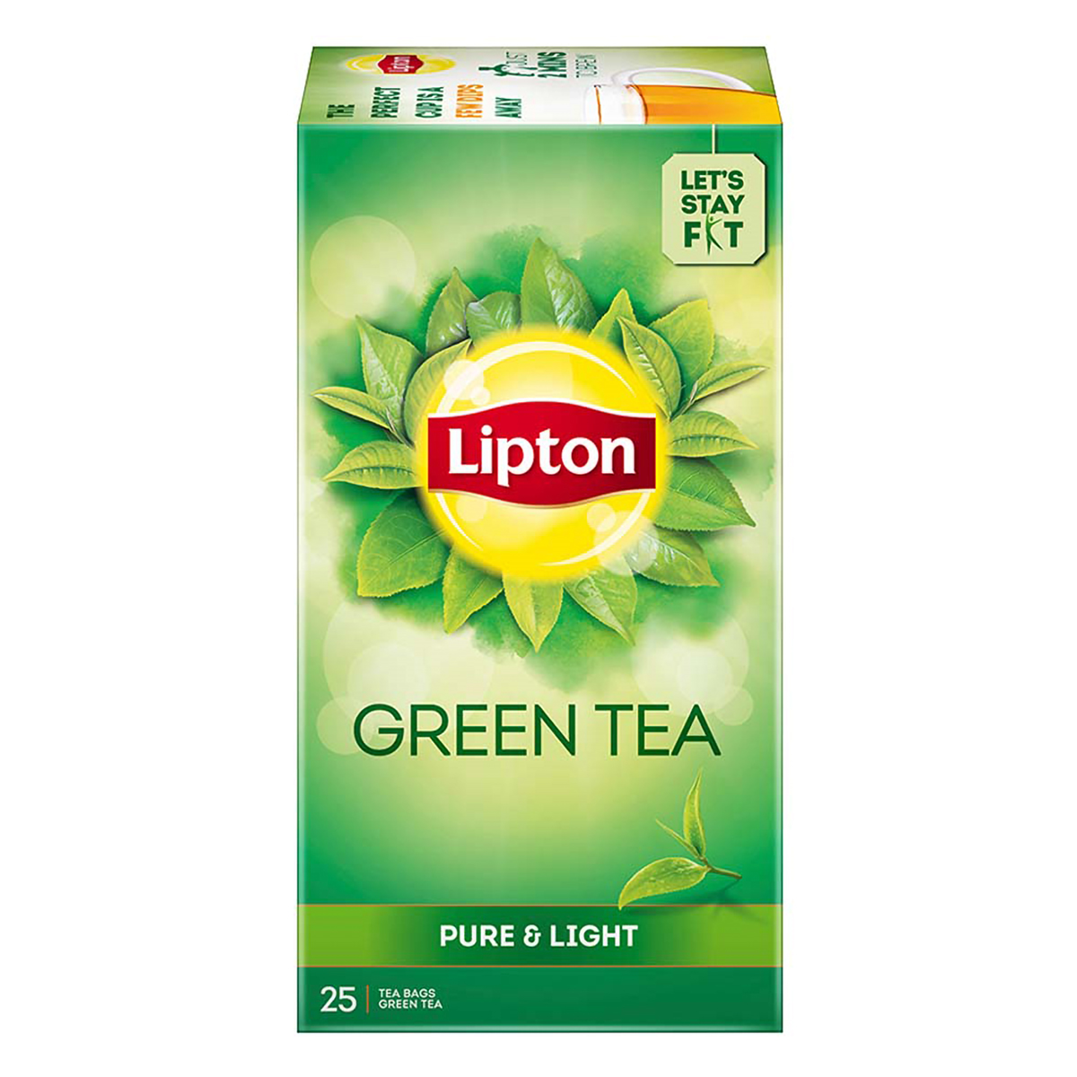 Lipton Pure & Light Green Tea Bags, 25 Count, Pack of 1 Lipton Pure & Light Green Tea Bags, 25 Count, Pack of 1