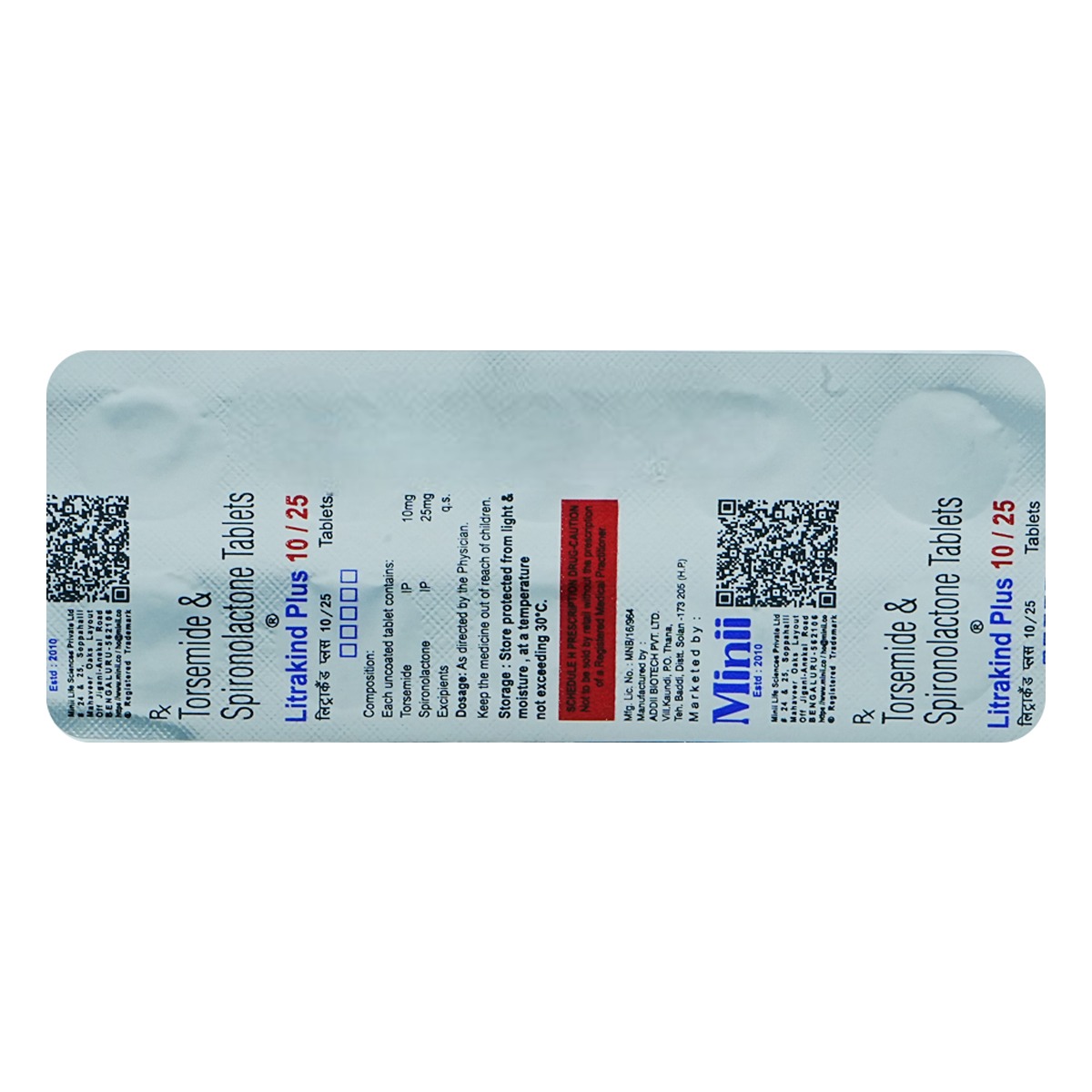 Litrakind Plus 10/25 Tablet 10's, Pack of 10 Litrakind Plus 10/25 Tablet 10's, Pack of 10