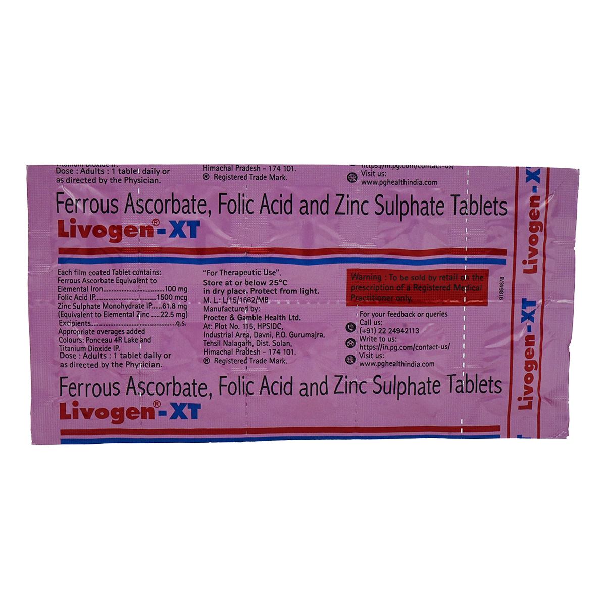 Livogen-XT Tablet 10's, Pack of 10 TabletS Livogen-XT Tablet 10's, Pack of 10 TabletS