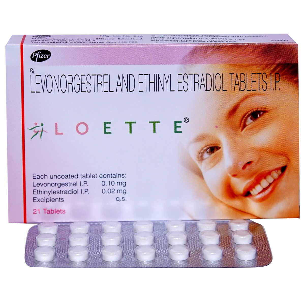 Buy Loette Tablet 21's Online