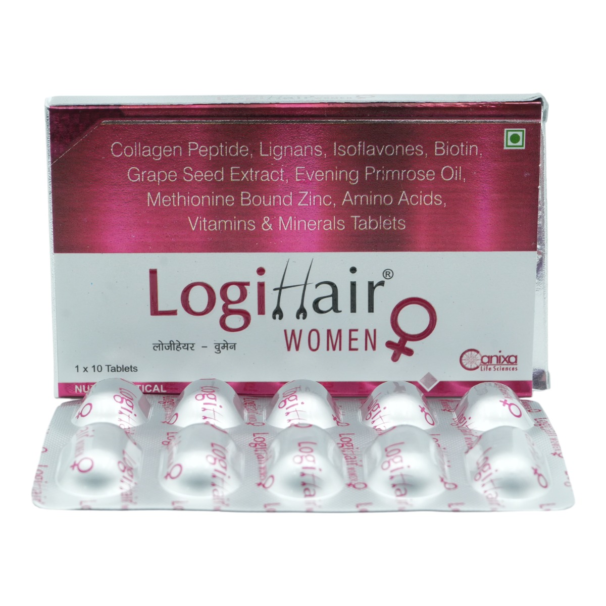 Logihair Women Tablet 10's, Pack of 10 Logihair Women Tablet 10's, Pack of 10