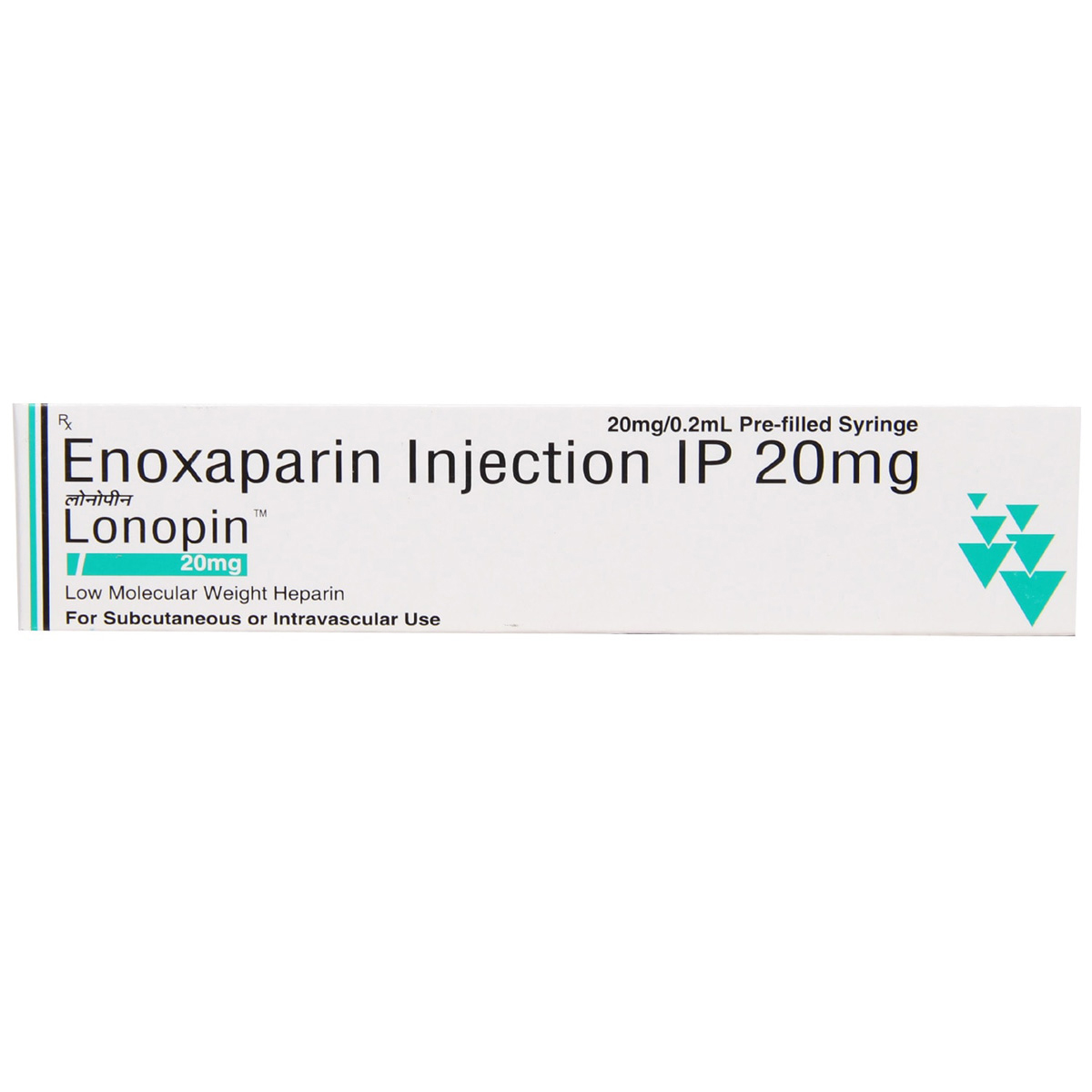 Lonopin 20 Injection 0.2 ml, Pack of 1 INJECTION Lonopin 20 Injection 0.2 ml, Pack of 1 INJECTION