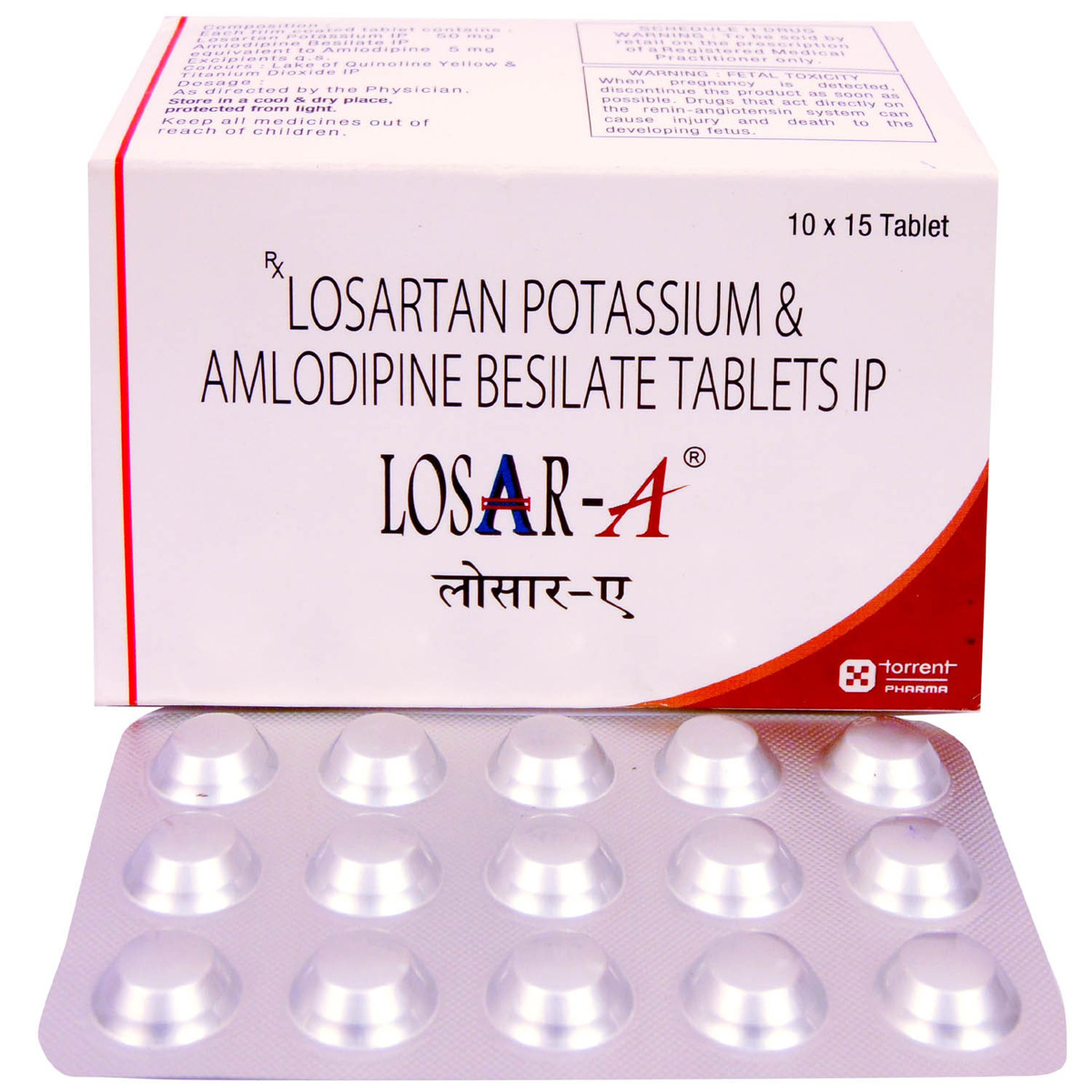Losar-A Tablet 15's, Pack of 15 TABLETS Losar-A Tablet 15's, Pack of 15 TABLETS