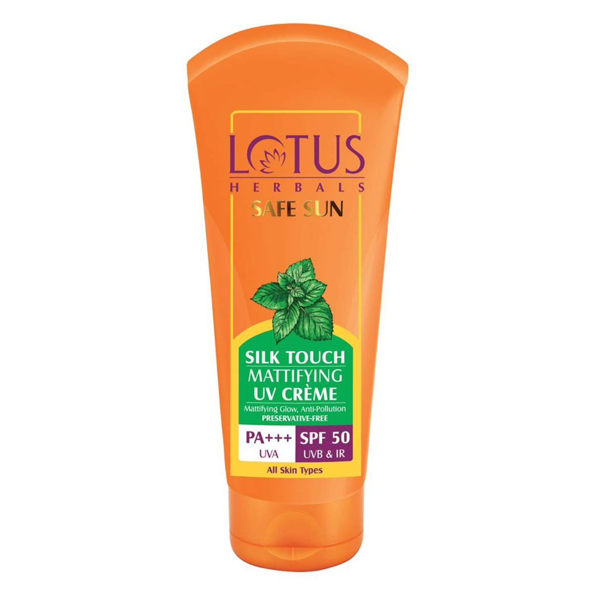 Lotus Herbals Safe Sun Silk Touch Mattifying SPF 50 PA+++ UV Crème, 75 gm, Pack of 1 Lotus Herbals Safe Sun Silk Touch Mattifying SPF 50 PA+++ UV Crème, 75 gm, Pack of 1