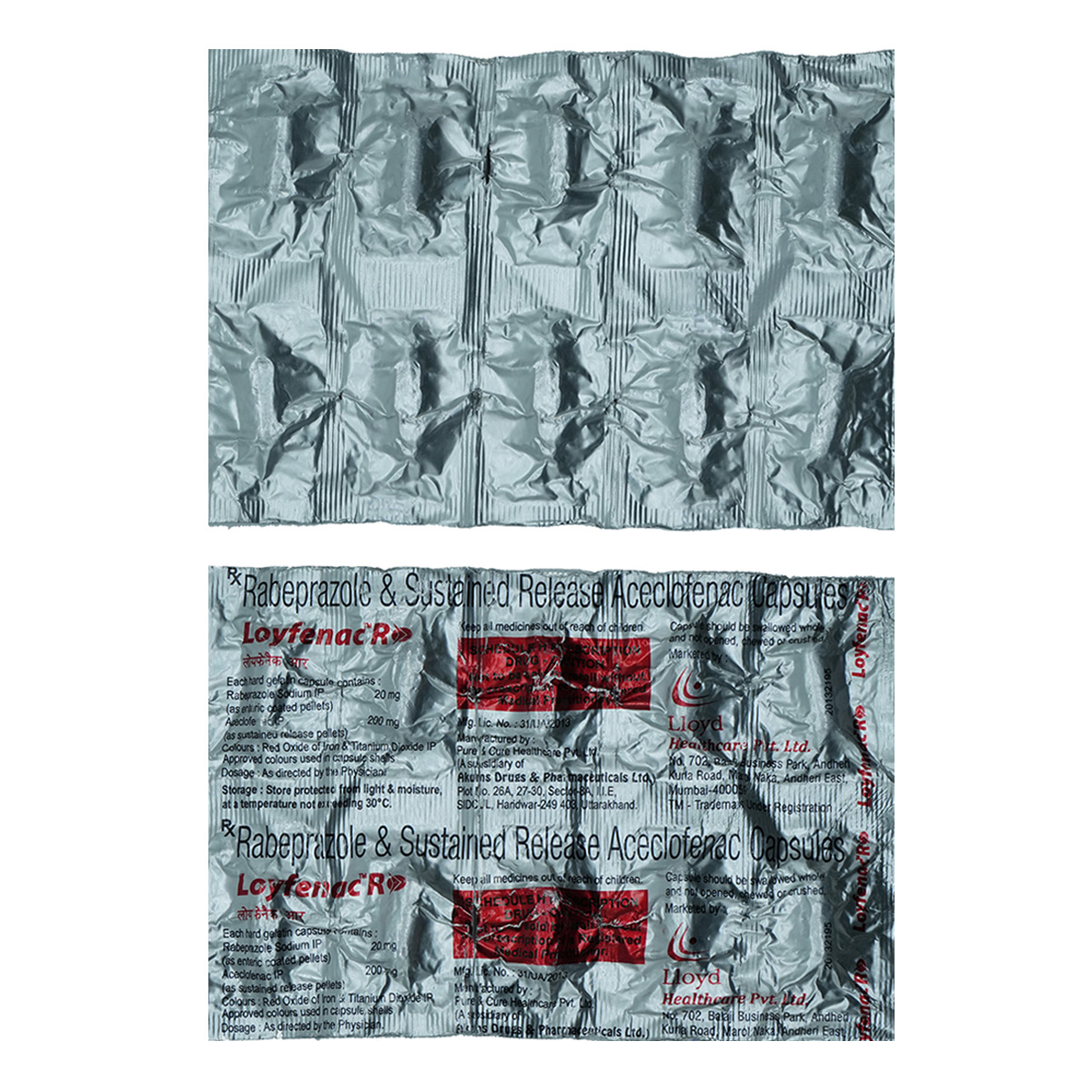 Loyfenac R Capsule 10's, Pack of 10 CapsuleS Loyfenac R Capsule 10's, Pack of 10 CapsuleS