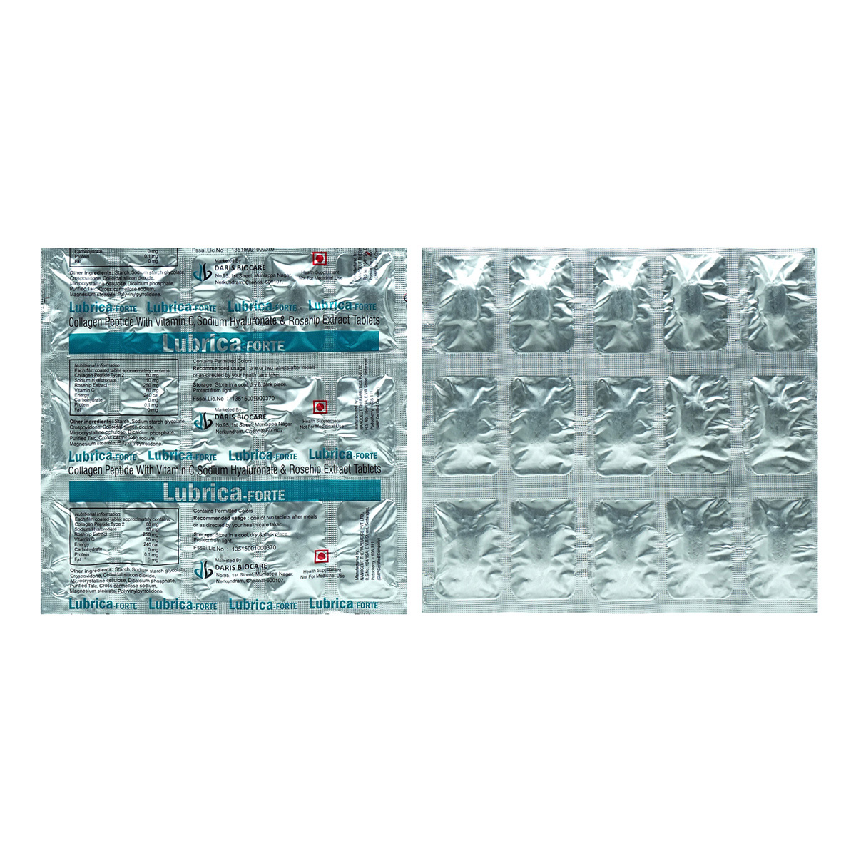 Lubrica-Forte Tablet 15's, Pack of 15 TABLETS Lubrica-Forte Tablet 15's, Pack of 15 TABLETS