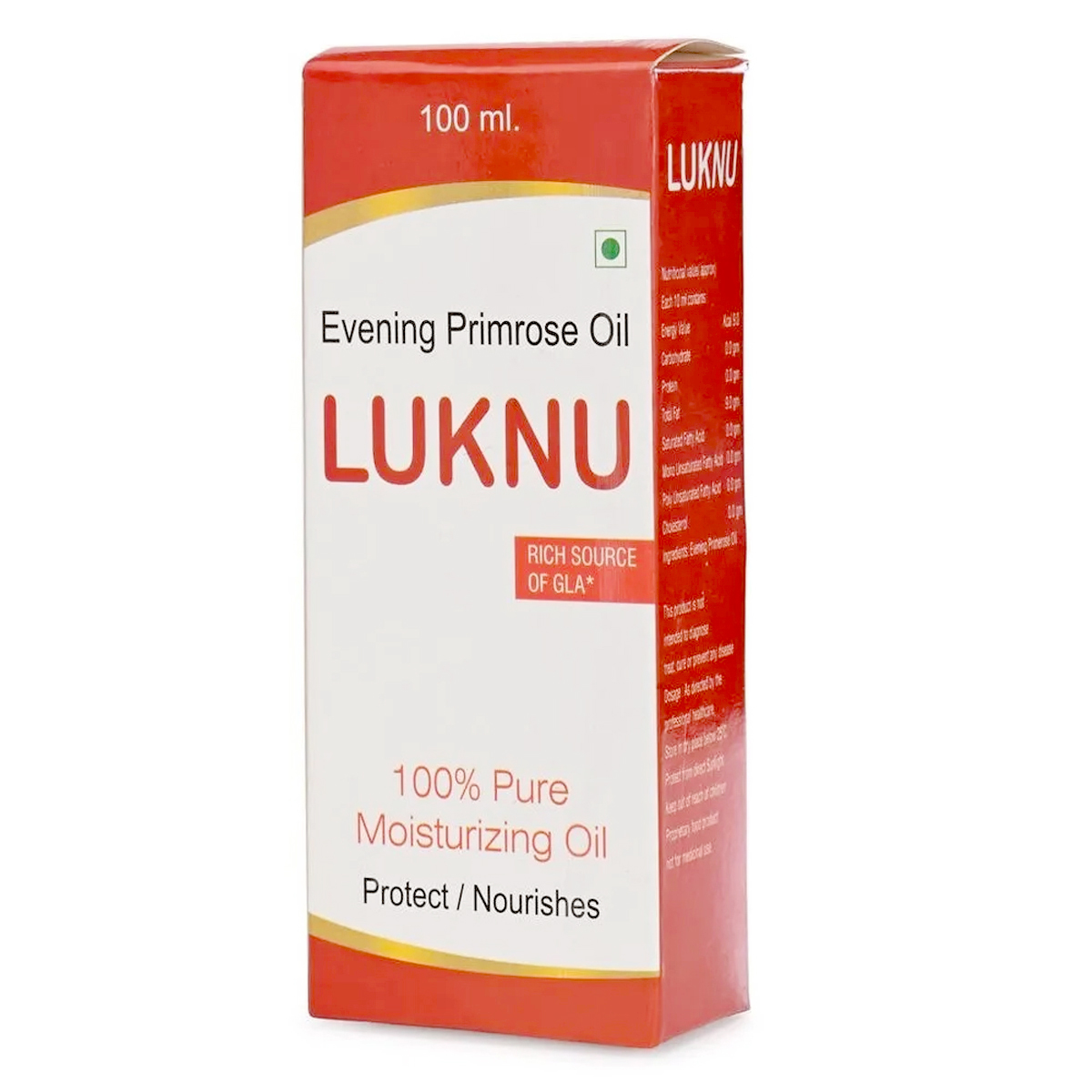 Luknu 100Ml Moisturizing Oil, Pack of 1 Liquid Luknu 100Ml Moisturizing Oil, Pack of 1 Liquid