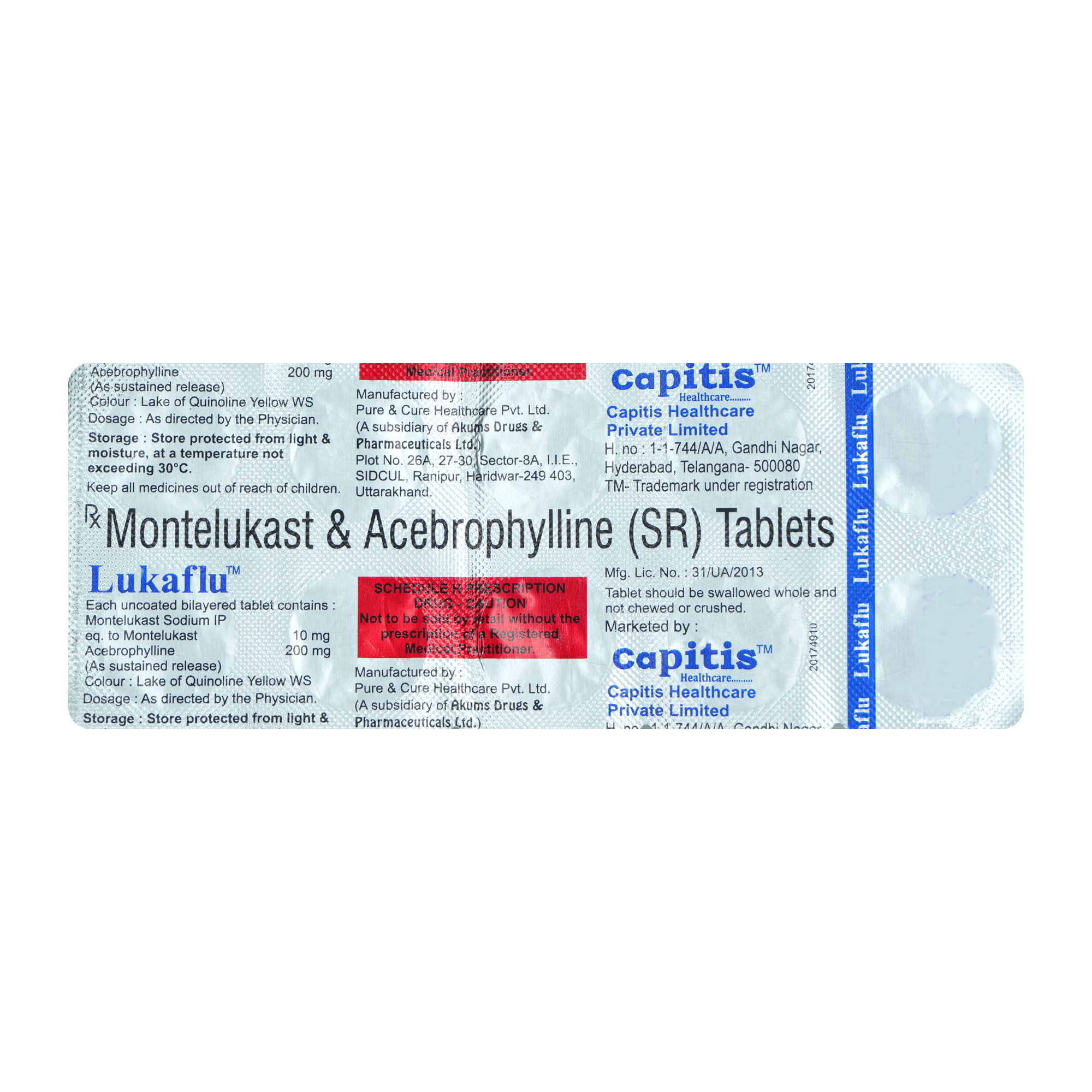 Lukaflu Tablet 10's, Pack of 10 Lukaflu Tablet 10's, Pack of 10