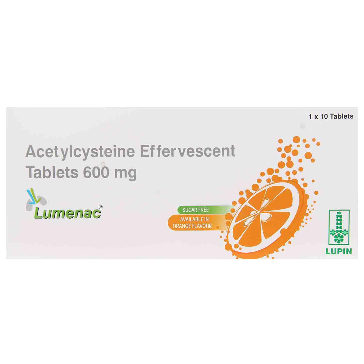 Buy Lumenac SF Orange Tablet 10's Online