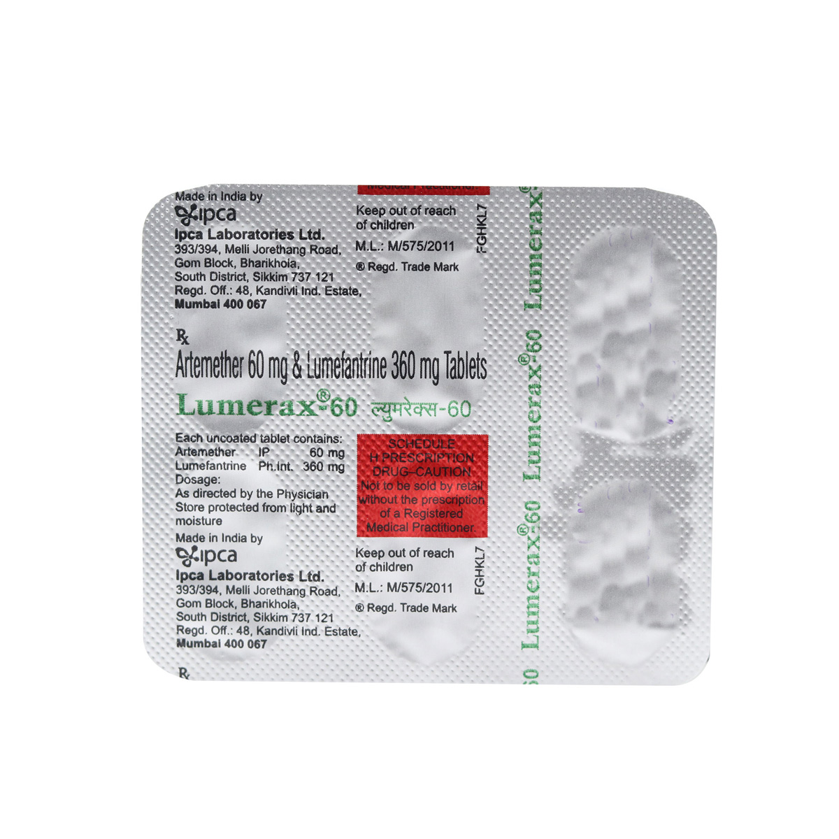 Lumerax 60 mg Tablet 6's, Pack of 6 TabletS Lumerax 60 mg Tablet 6's, Pack of 6 TabletS
