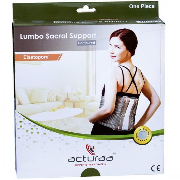 Acura Lumbo Sacral Support Contoured Elastopore Small, 1 Count, Pack of 1 Acura Lumbo Sacral Support Contoured Elastopore Small, 1 Count, Pack of 1
