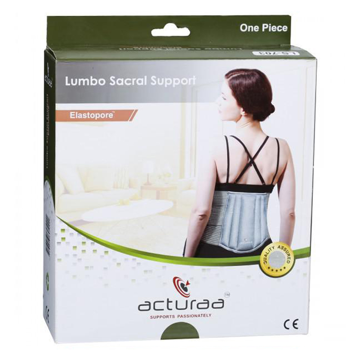 Acura Lumbo Sacral Support Contoured Elastopore XXL, 1 Count, Pack of 1 Acura Lumbo Sacral Support Contoured Elastopore XXL, 1 Count, Pack of 1