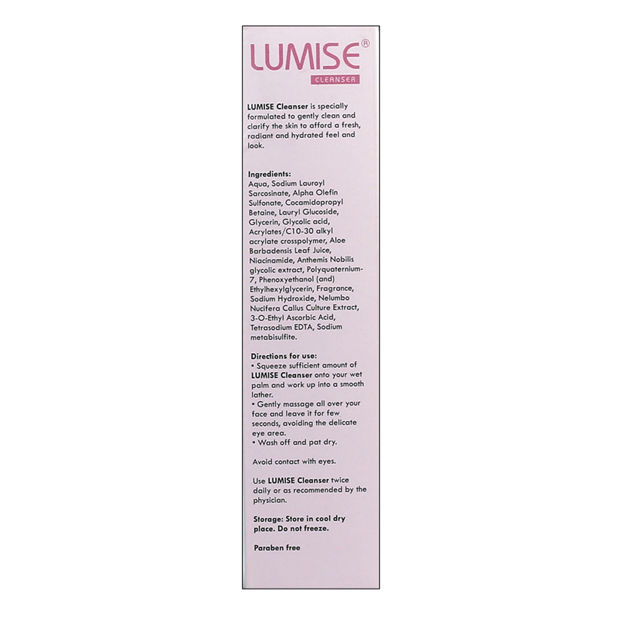 Lumise Cleanser 100 gm, Pack of 1 Lumise Cleanser 100 gm, Pack of 1