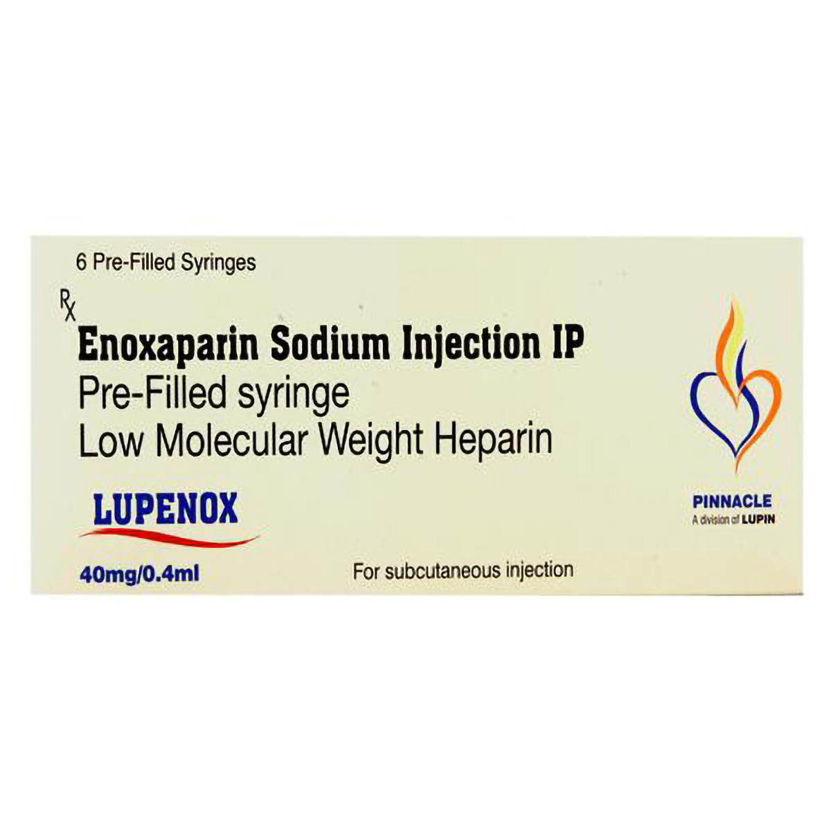 Lupenox 40 mg Injection 0.4 ml, Pack of 1 INJECTION Lupenox 40 mg Injection 0.4 ml, Pack of 1 INJECTION