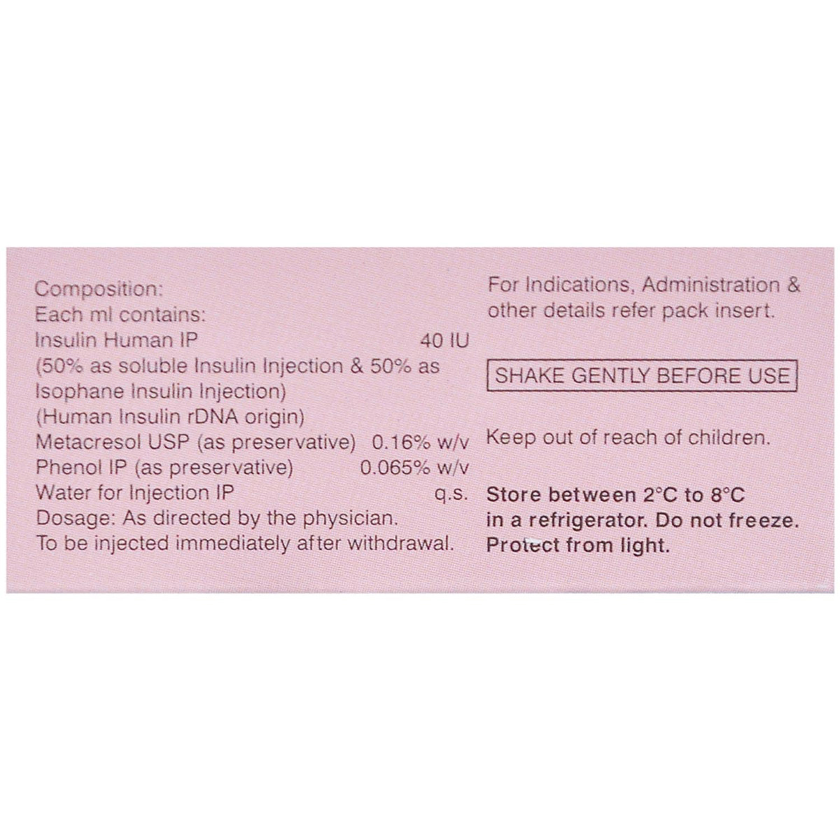 Lupisulin M 50 40IU/ml Injection 10 ml, Pack of 1 INJECTION Lupisulin M 50 40IU/ml Injection 10 ml, Pack of 1 INJECTION