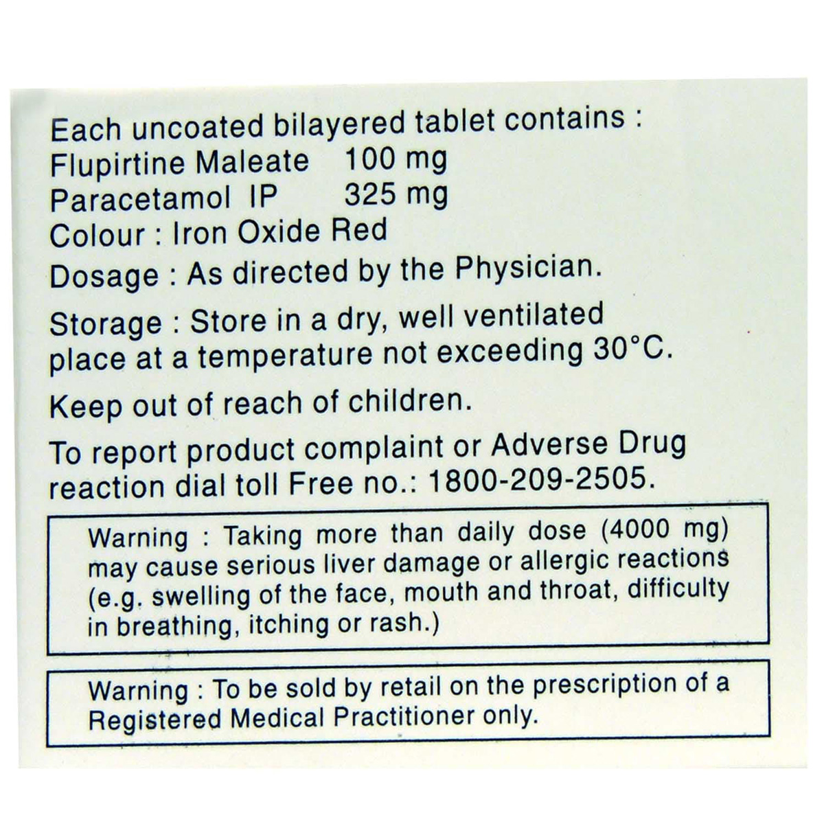 Lupirtin-P Tablet 10's, Pack of 10 TABLETS Lupirtin-P Tablet 10's, Pack of 10 TABLETS