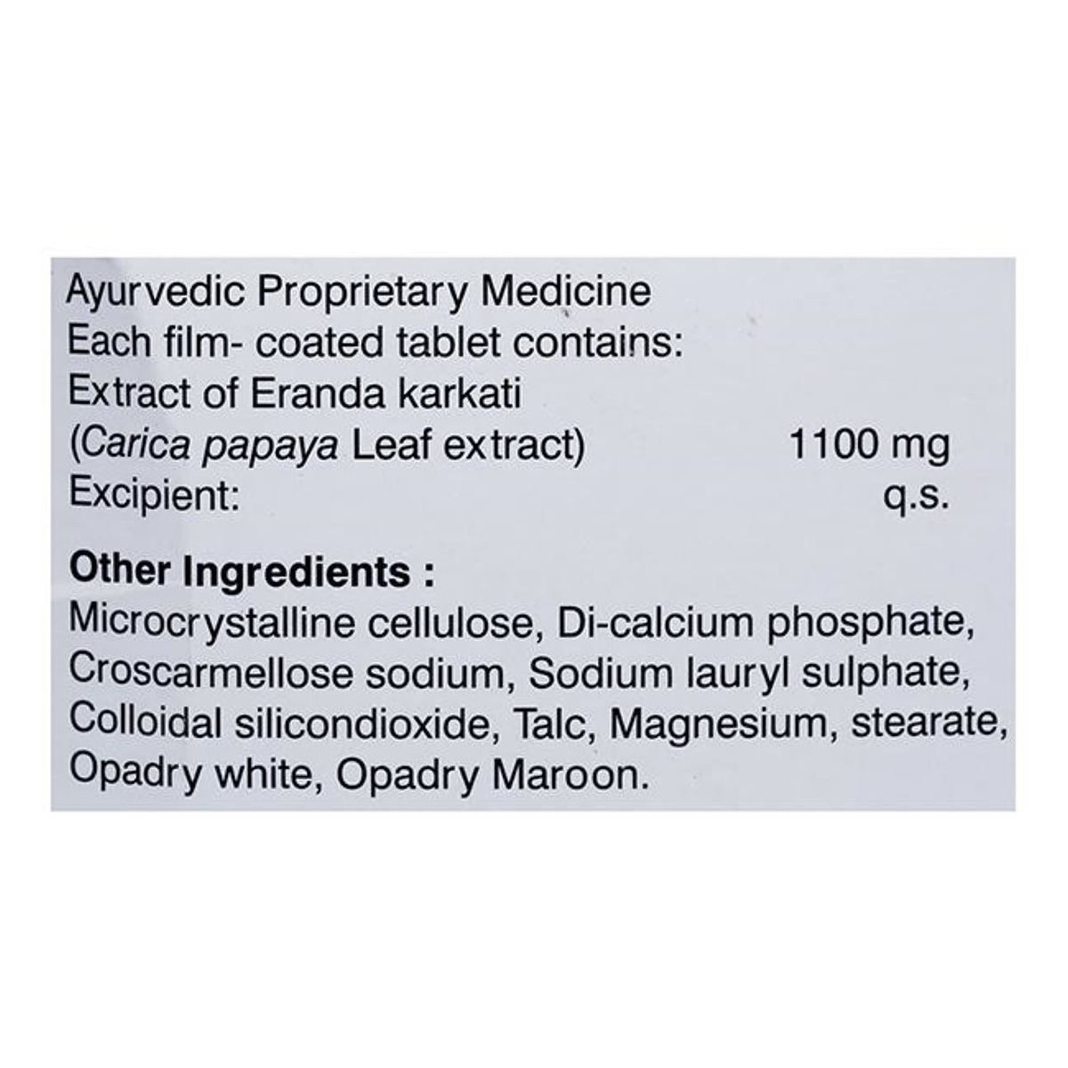 Caripapa, 15 Tablets, Pack of 15 Caripapa, 15 Tablets, Pack of 15