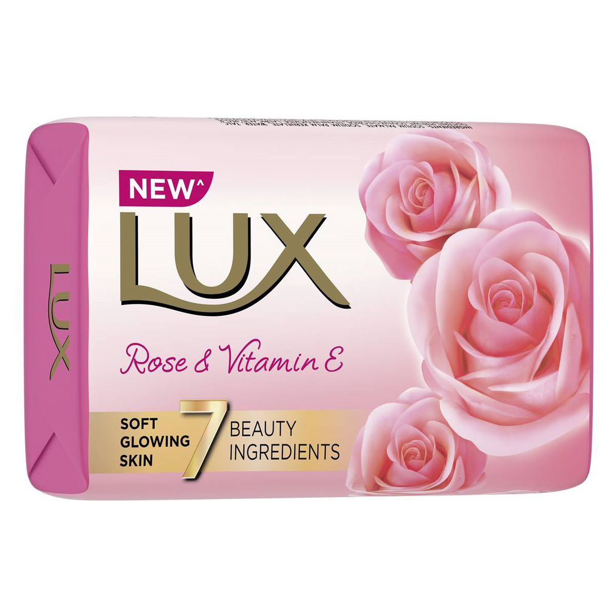 Lux Soft Glow Rose & Vitamin E Soap 150 gm | With 7 Beauty Ingredients | Gently Cleanses | Gives Soft & Glowing Skin | With Long Lasting Fragrance | For All Skin Type, Pack of 1 Lux Soft Glow Rose & Vitamin E Soap 150 gm | With 7 Beauty Ingredients | Gently Cleanses | Gives Soft & Glowing Skin | With Long Lasting Fragrance | For All Skin Type, Pack of 1