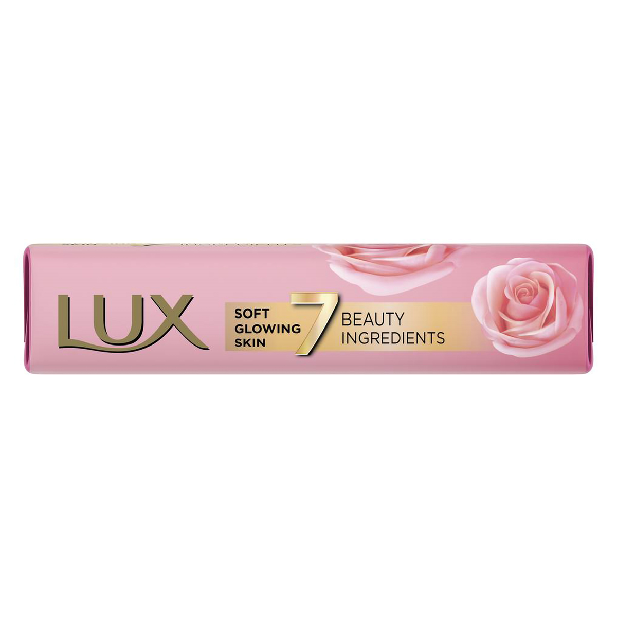 Lux Soft Glow Rose & Vitamin E Soap 150 gm | With 7 Beauty Ingredients | Gently Cleanses | Gives Soft & Glowing Skin | With Long Lasting Fragrance | For All Skin Type, Pack of 1 Lux Soft Glow Rose & Vitamin E Soap 150 gm | With 7 Beauty Ingredients | Gently Cleanses | Gives Soft & Glowing Skin | With Long Lasting Fragrance | For All Skin Type, Pack of 1