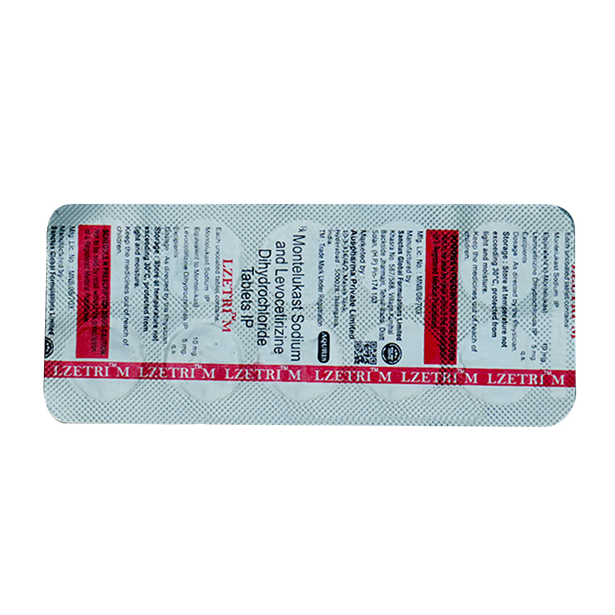 Lzetri M 10 mg/5 mg Tablet 10's, Pack of 10 TabletS Lzetri M 10 mg/5 mg Tablet 10's, Pack of 10 TabletS