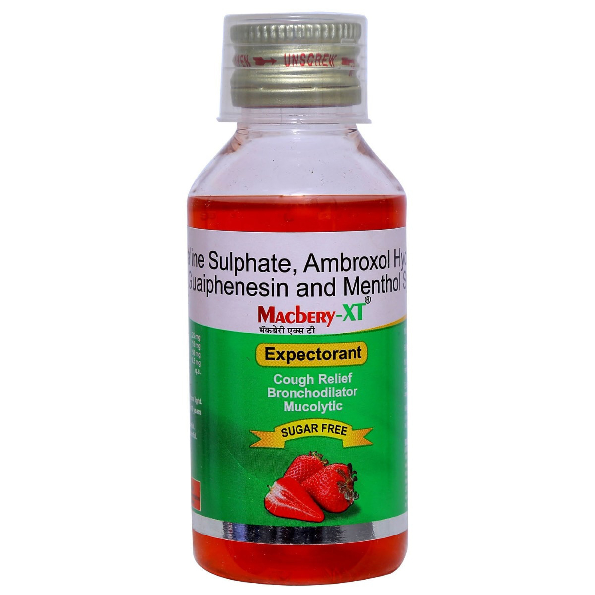 Buy Macbery-XT Sugar Free Expectorant 100 ml Online