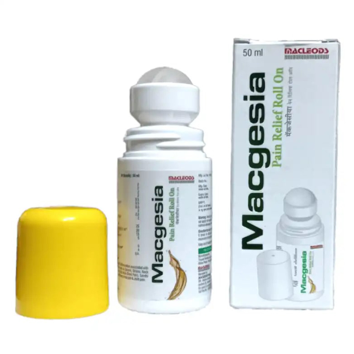 Macgesia Pain Relief Roll On, 50 ml, Pack of 1 Macgesia Pain Relief Roll On, 50 ml, Pack of 1